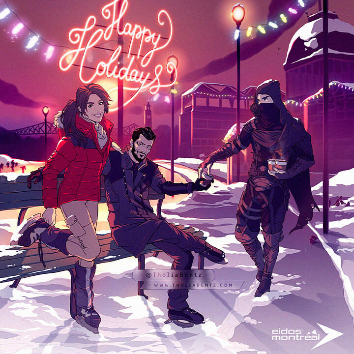[ · 2019 · ] Tomb Raider / Deus Ex / Thief - Holiday art