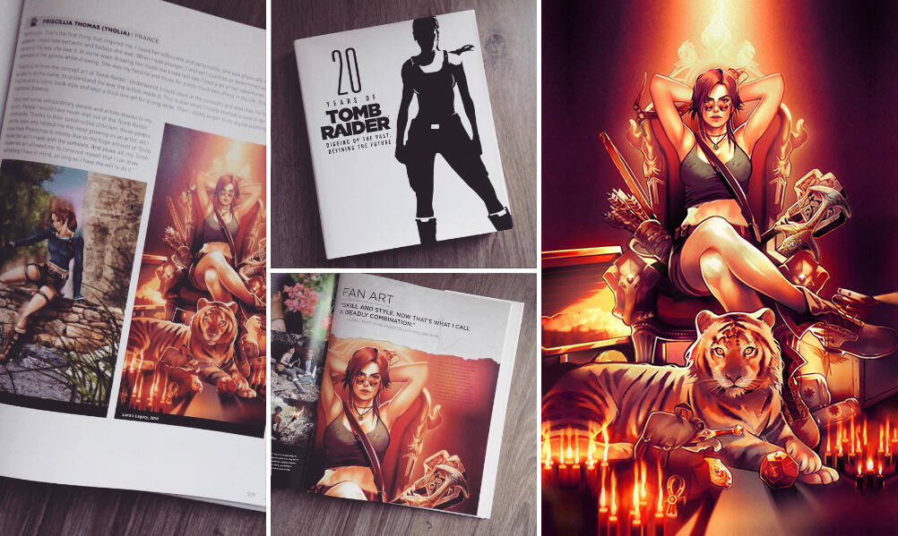 [ · 2016 · ] - Artwork featured in the book "20 years of Tomb Raider" by Meagan Marie.